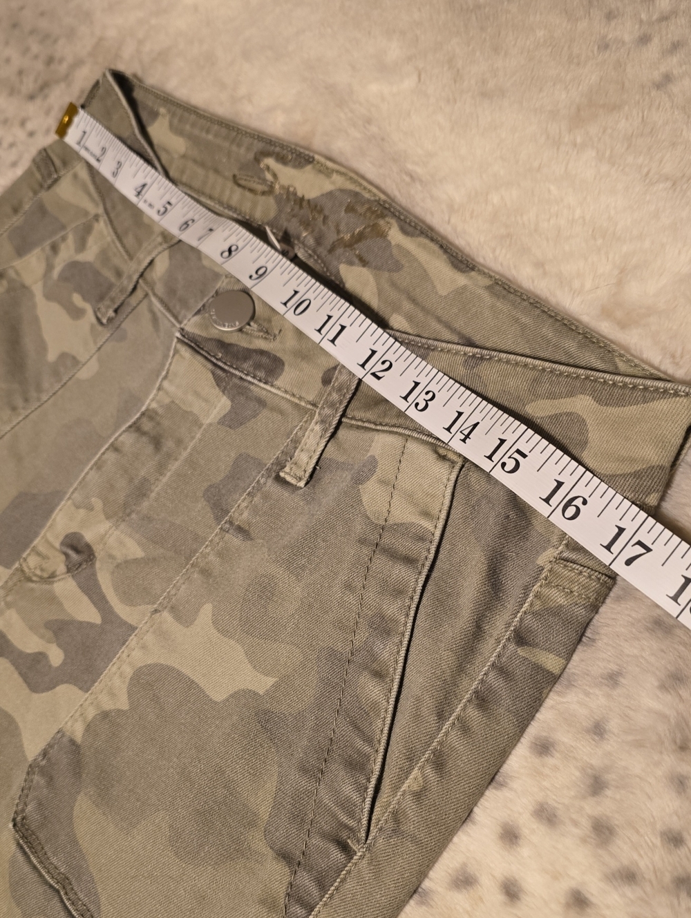 Seven7 Camo Mid-Rise Utility Ankle Skinny Jeans - Picture 7 of 12